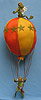 Annalee 10" Hot Air Balloon with Two 10" Frogs - Excellent - Signed - R510-80s