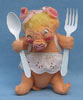 Annalee 8" Girl Barbecue Pig - Near Mint - R542-80w