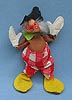 Annalee 10" Red & White Check Clown - Mint / Near Mint - R620-80