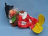 Annalee 10" Red & White Check Clown - Mint / Near Mint - R620-80x