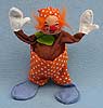 Annalee 10" Orange Clown - Excellent  - R620-81orx
