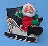 Annalee 7" Santa in Sleigh with Toy Sack - 1979 - Near Mint / Excellent - R8-79