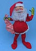 Annalee 12" Santa with Stocking - Excellent - S12-62