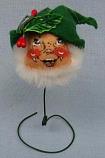 Annalee 3" Gnome Head Place Card Holder - Mint - S169-74