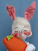 Annalee 18" Country Boy Bunny with Carrot - Near Mint - 1976 - S43-76xx