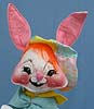 Annalee 18" Artist Bunny with Brush and Palette - Near Mint - S46-78def