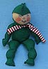 Annalee 7" Green Elf with Scarf - Mint - Z036-60gr