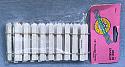 2" x 18" Bunnyville Gardens White Picket Fence - Mint