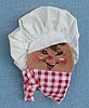 Annalee 4" Gingerbread Chef Magnet - Mint - ginpina