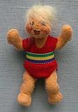 Annalee 3" Gymnastic Kid Ornament - Mint - Prototype