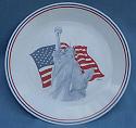 10.25" Corelle Statue of Liberty Dinner Plate 1991- Near Mint - libplate