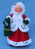 Annalee 9" Winterberry Mrs Santa - Mint - 536605