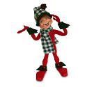 Annalee 9" Northwoods Elf - Red - 2018 - Mint - 510618