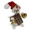 Annalee 5" Plaid Tidings Bell Mouse 2018 - Mint - 610118