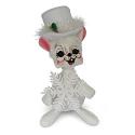 Annalee 6" Wannabe a Snowflake Mouse 2018 - Mint - 611018