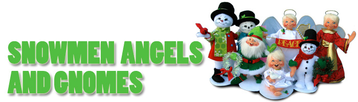 2012 Annalee Mobilitee Doll Snowmen, Angels and Gnomes