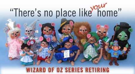 Annalee Wizard of Oz Mice - Wizard of oz Annalee Dolls - SueCoffee.com
